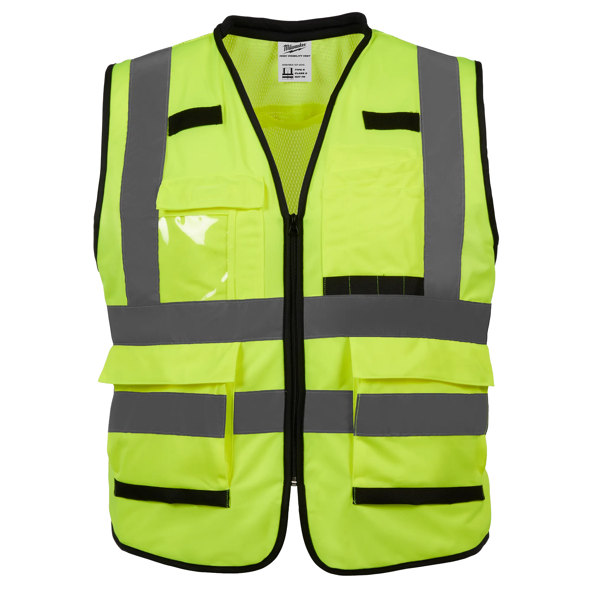 Milwaukee 48-73-5043 Class 2 High Vis Yellow Performance Safety Vest - 2XL/3XL