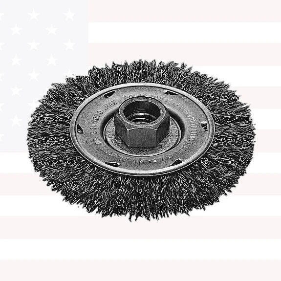 Milwaukee 48-52-5070 4" Radial Crimped Wheel- Carbon Steel
