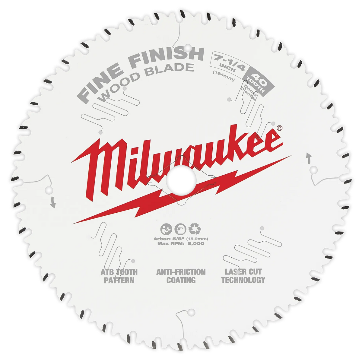 Milwaukee 48-40-1028 10" 60T Circular Saw Blade