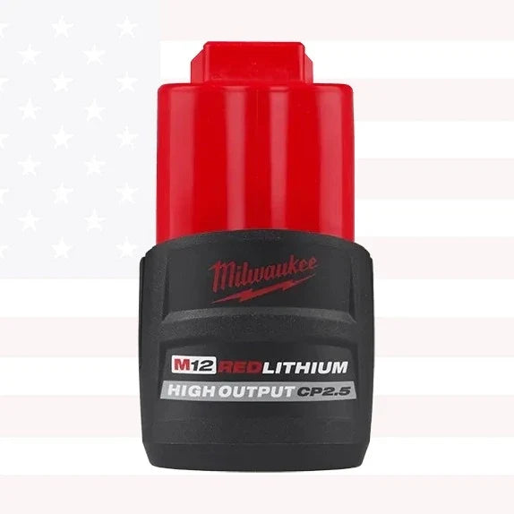 Milwaukee 48-11-2425 M12 REDLITHIUM HIGH OUTPUT CP2.5 Battery Pack