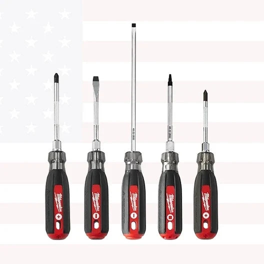 Milwaukee 48-22-2885 5pc Cushion-Grip Screwdriver Set