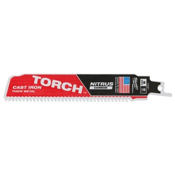 Milwaukee 48-00-5261 6" 8 TPI TORCH™ with SAWZALL Blade for Cast Iron