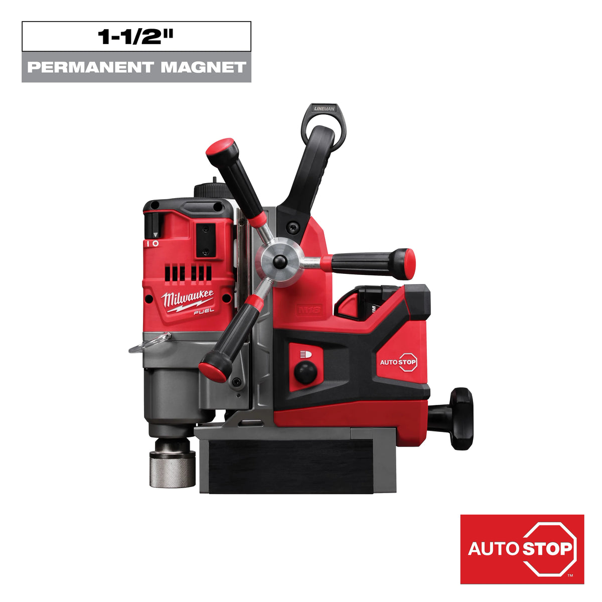 Milwaukee 2788-22HD M18 FUEL™ 1-1/2" Lineman Magnetic Drill High Demand™ Kit