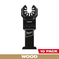 Milwaukee 49-25-1109 1-3/8" Wood Cutting Multi-Tool Oscillating Blade (10-Pack)