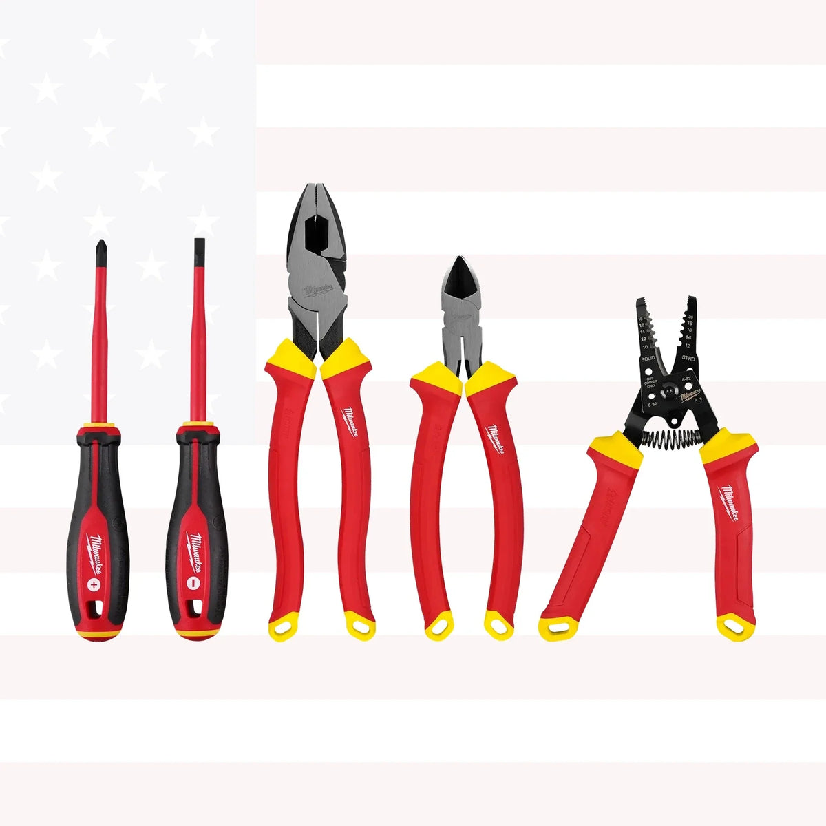 Milwaukee 48-22-2215 5 PC 1000V Insulated Hand Tool Set