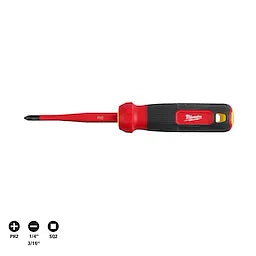 Milwaukee 48-22-2216 4-in-1 1000V Insulated Slim-Tip Multi-Bit Screwdriver (Open Box)
