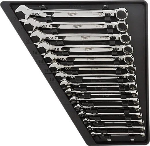 Milwaukee 48-22-9515 15pc Combination Wrench Set - Metric