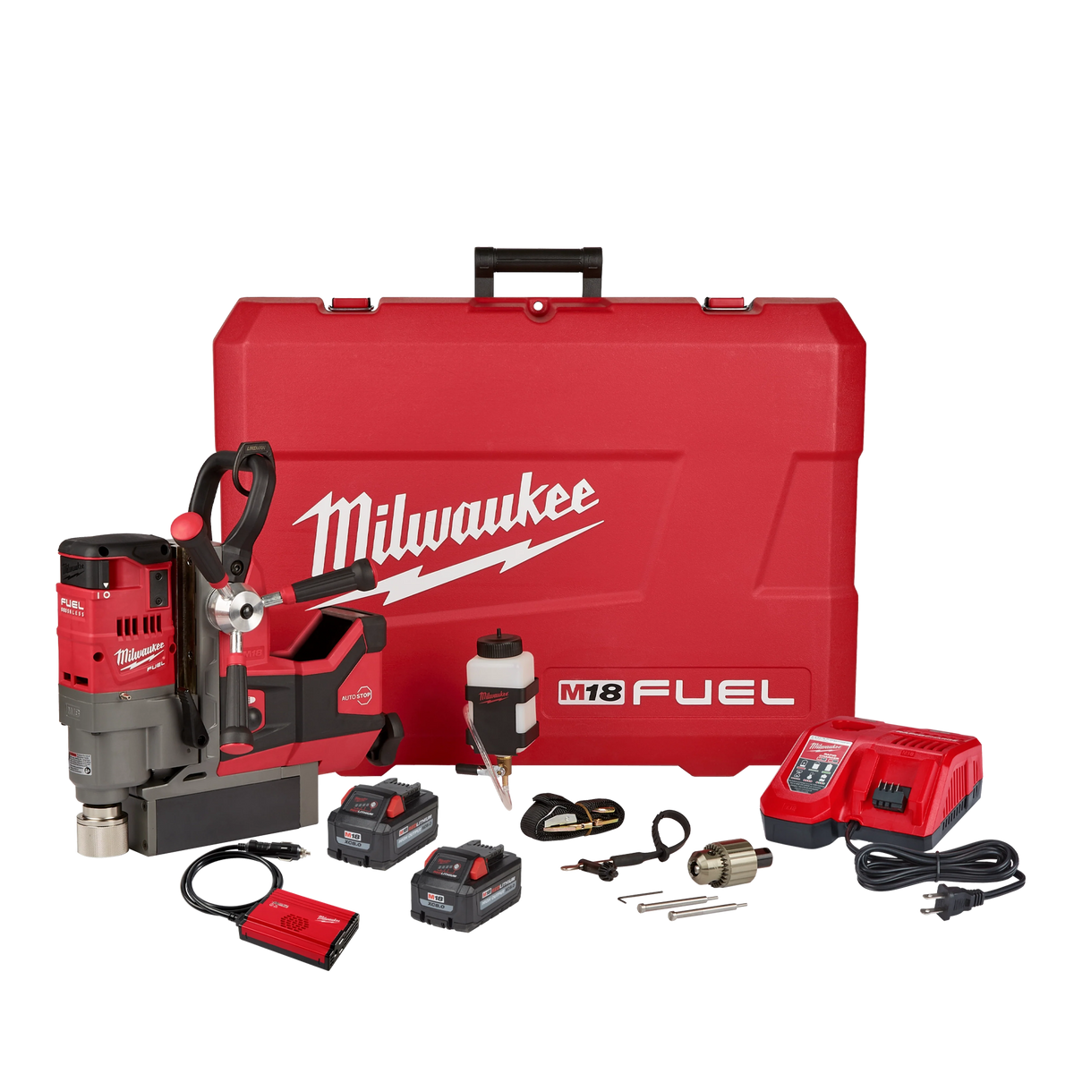 Milwaukee 2788-22HD M18 FUEL 1-1/2" Lineman Magnetic Drill High Demand Kit