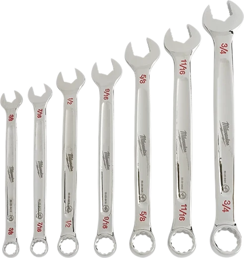 Milwaukee 48-22-9407 7pc Combination Wrench Set - SAE