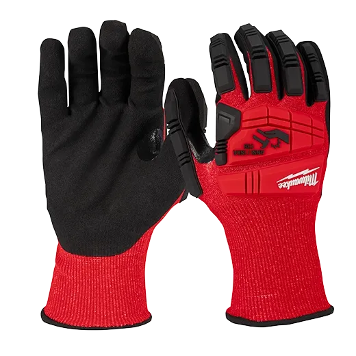 Milwaukee Impact Cut Level 3 Nitrile Dipped Gloves
