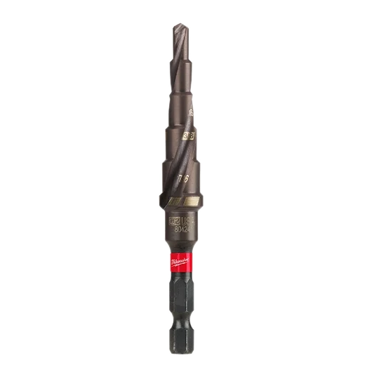 Milwaukee 48-89-9242 SHOCKWAVE Impact Duty Step Bit #2 3/16" - 1/2"