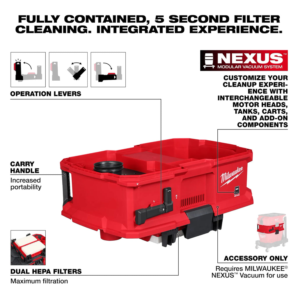 Milwaukee 0991-20 NEXUS Dedicated Filter Cleaner