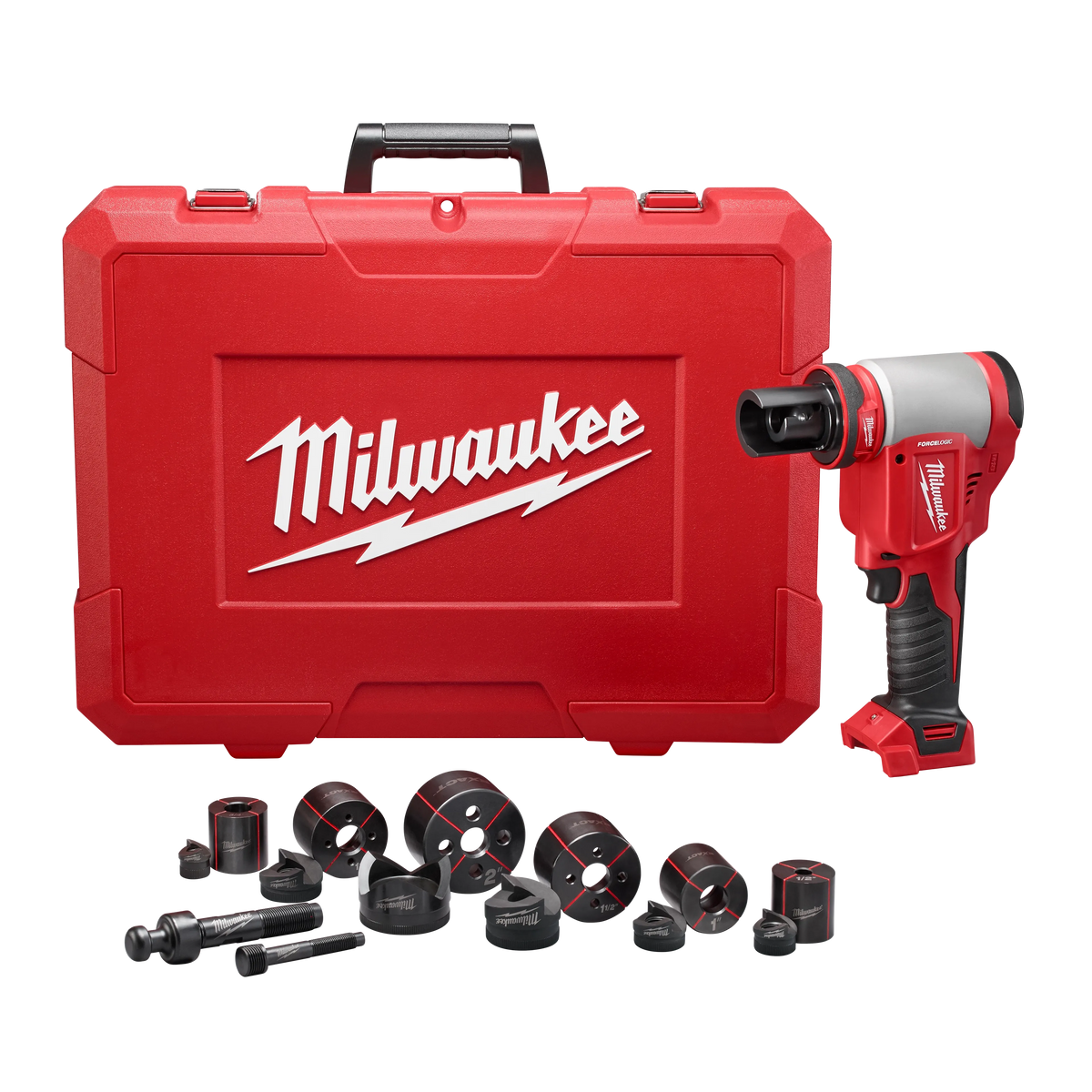 Milwaukee 2676-02 M18™ FORCE LOGIC™ 10 Ton Knockout Tool 1/2" to 2"
