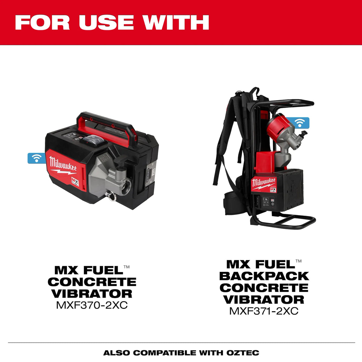 Milwaukee 48-37-5015 1-1/2" Concrete Vibrator Head