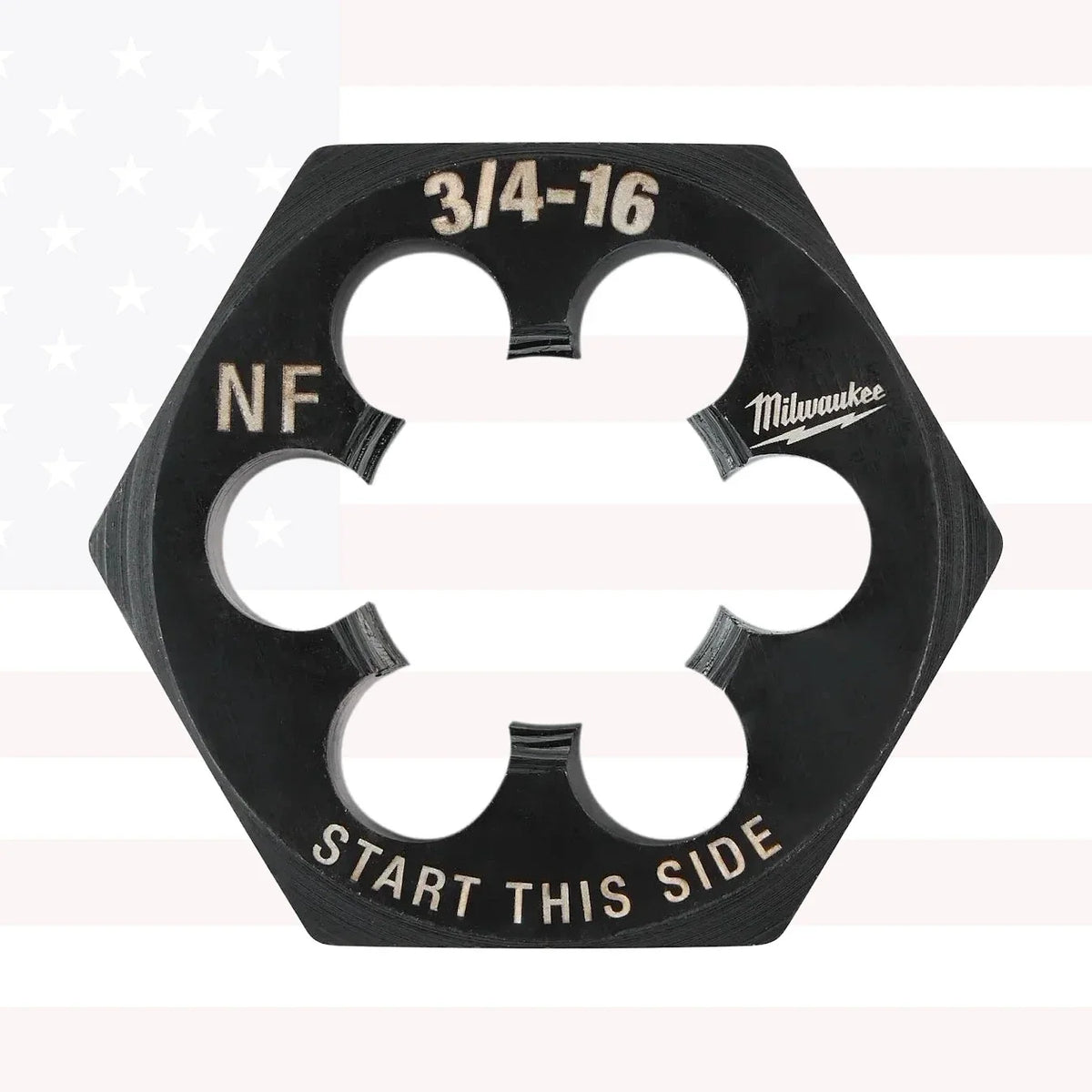 Milwaukee 49-57-5378 3/4 in.-16 NF 1-7/16 in. Hex Threading Die
