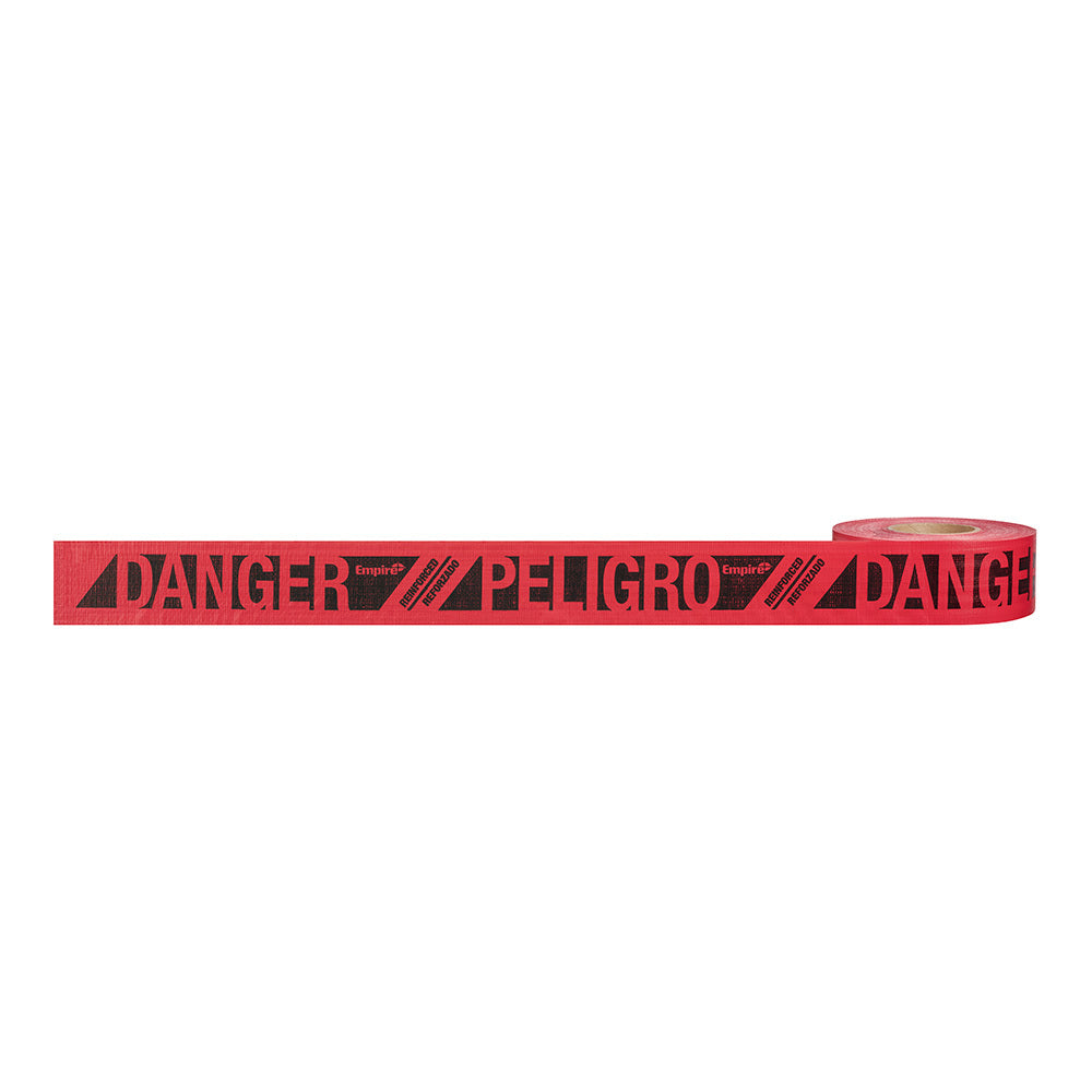 Milwaukee 173-RDT Empire Presco 3" x 500' Reinforced Red Danger Tape
