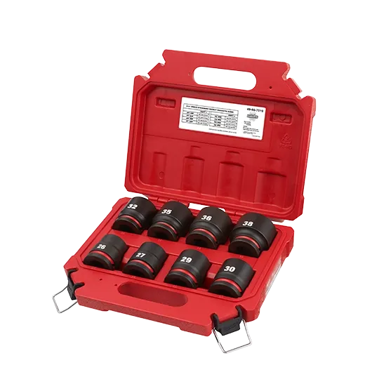 Milwaukee 49-66-7019 8PC SHOCKWAVE Impact 3/4" Drive Metric Standard 6pt Sockets