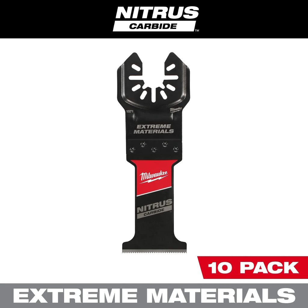 Milwaukee 49-25-1579 1-3/8" Nitrus Carbide Oscillating Multi-Tool Blade 10CT