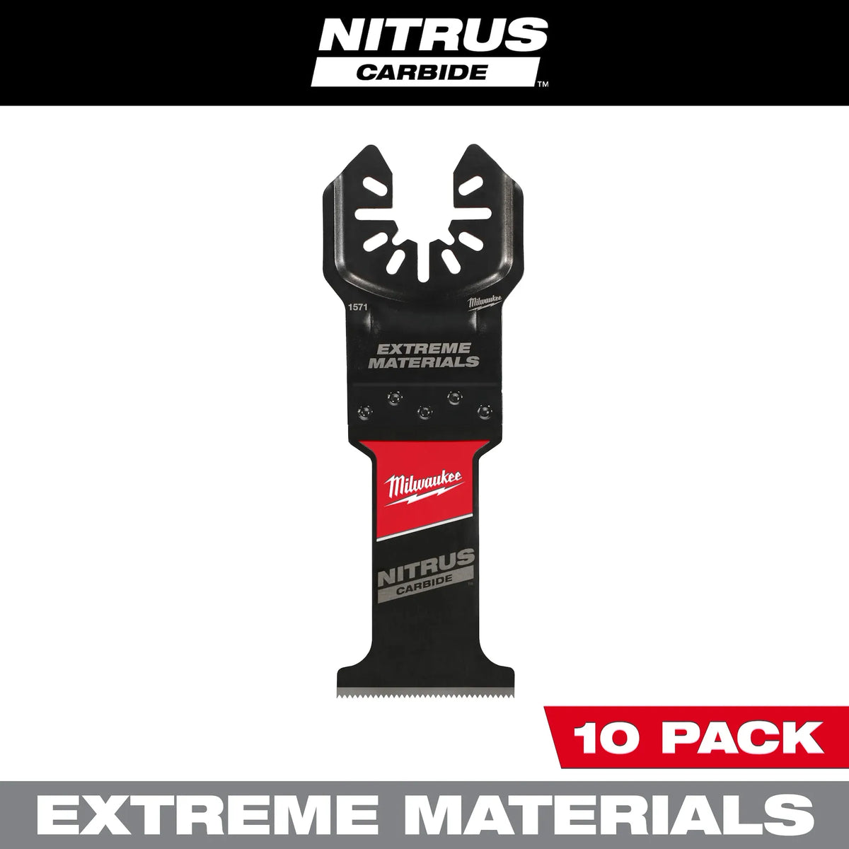 Milwaukee 49-25-1579 1-3/8" Nitrus Carbide Oscillating Multi-Tool Blade 10CT