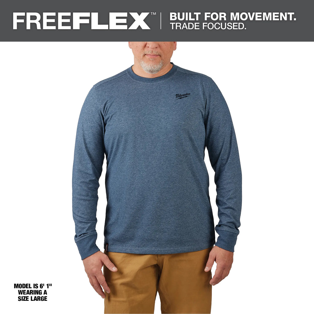 Milwaukee 604 FREEFLEX™ Hybrid Work Tee - Long Sleeve