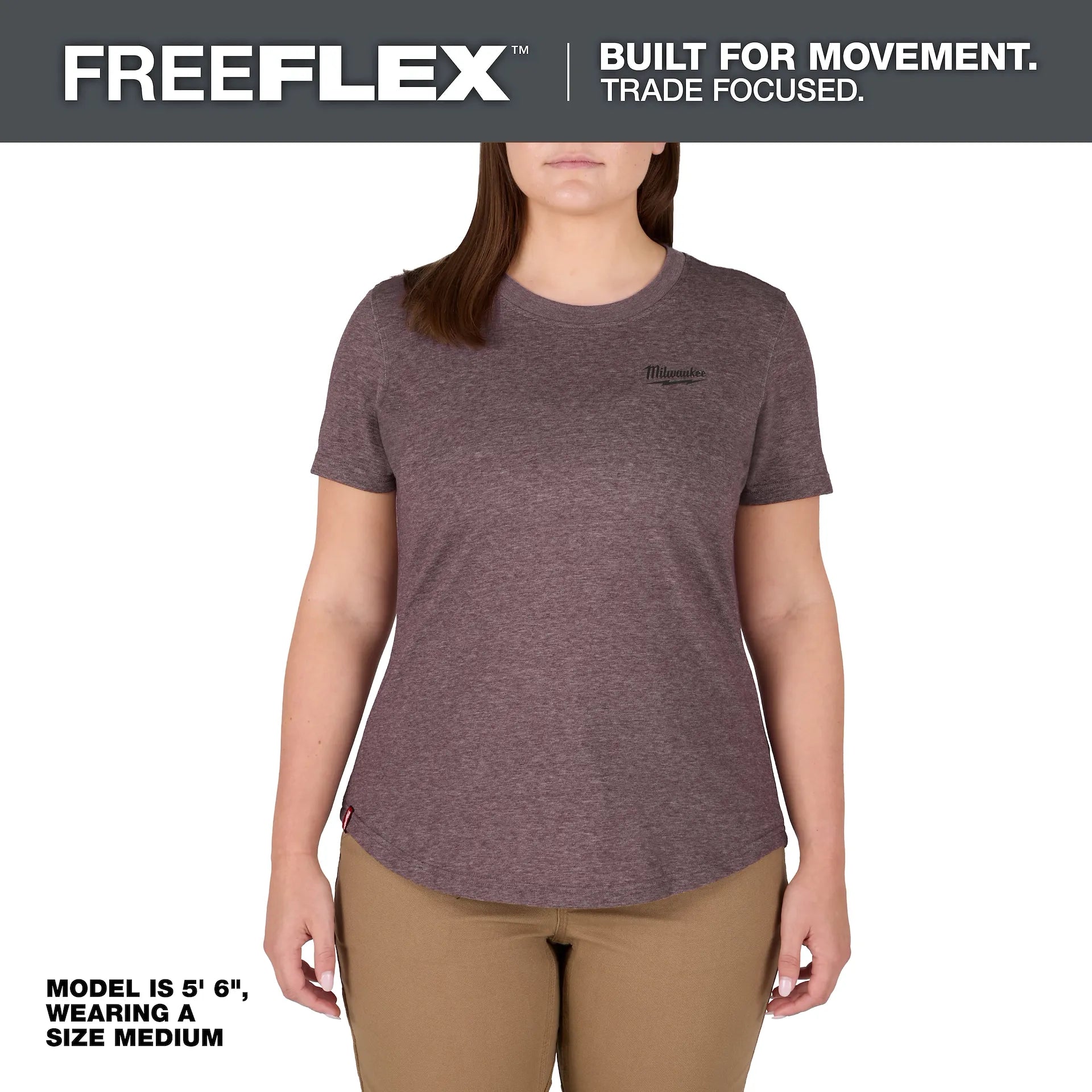 Milwaukee F452 Women's FREEFLEX™ Hybrid Tee - Short Sleeve