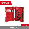 Milwaukee 48-89-9223 Black Oxide Step Drill Bit Set (4-Piece)