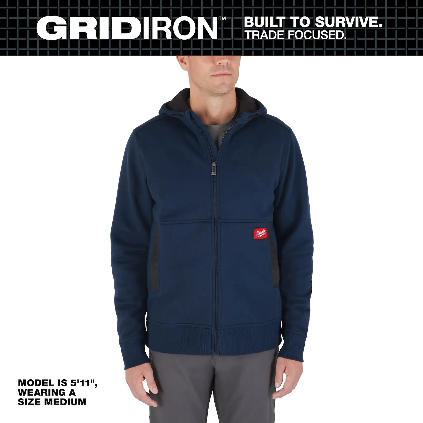 Milwaukee M250 GRIDIRON™ Full-Zip Hoodie