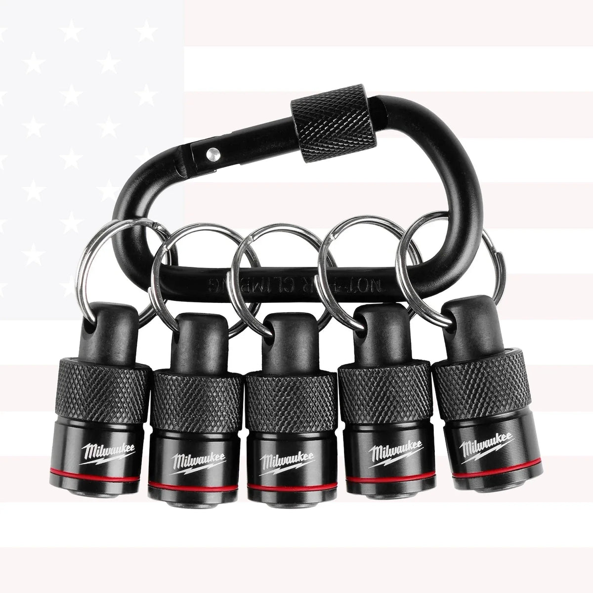 Milwaukee 48-32-4537 5PC Bit Holder with Carabiner