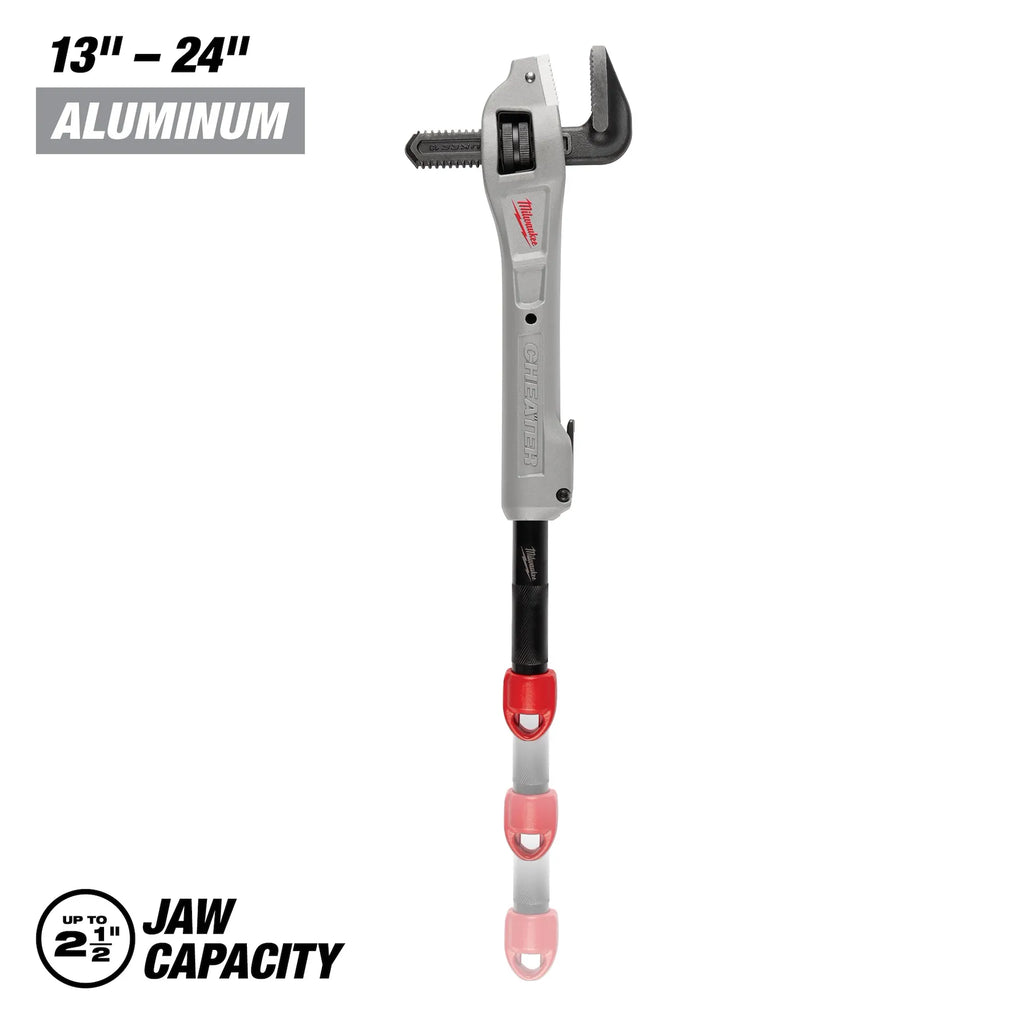 Milwaukee 48-22-7322 CHEATER Aluminum Adaptable Offset Pipe Wrench