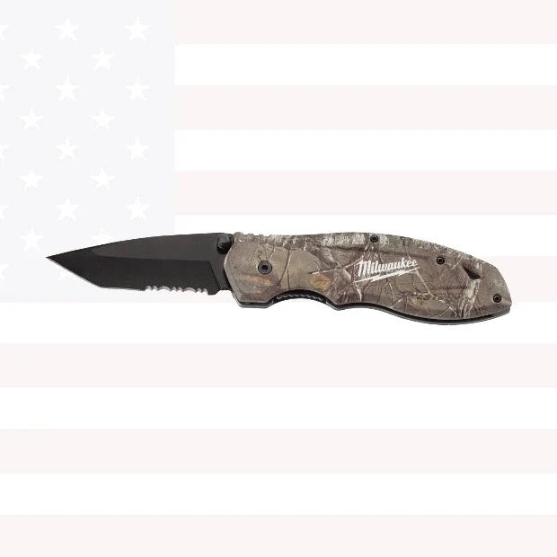 Milwaukee 48-22-1996 FASTBACK Camo Spring Assisted Knife