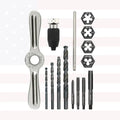 Milwaukee 49-22-5602 15PC SAE Tap and Die Set with HEX-LOK 2-in-1 Handle