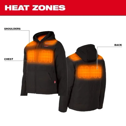 Milwaukee 205-21 M12 Heated AXIS Hooded Jacket Kit with 3.0 Battery & Charger