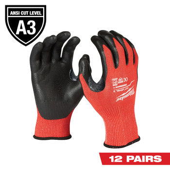 Milwaukee 48-22-8930B 12PC SMARTSWIPE Level 3 Cut Resist Nylon Gloves - S