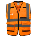 Milwaukee 48-73-5051 Class 2 High Vis Orange Performance Safety Vest - S/M