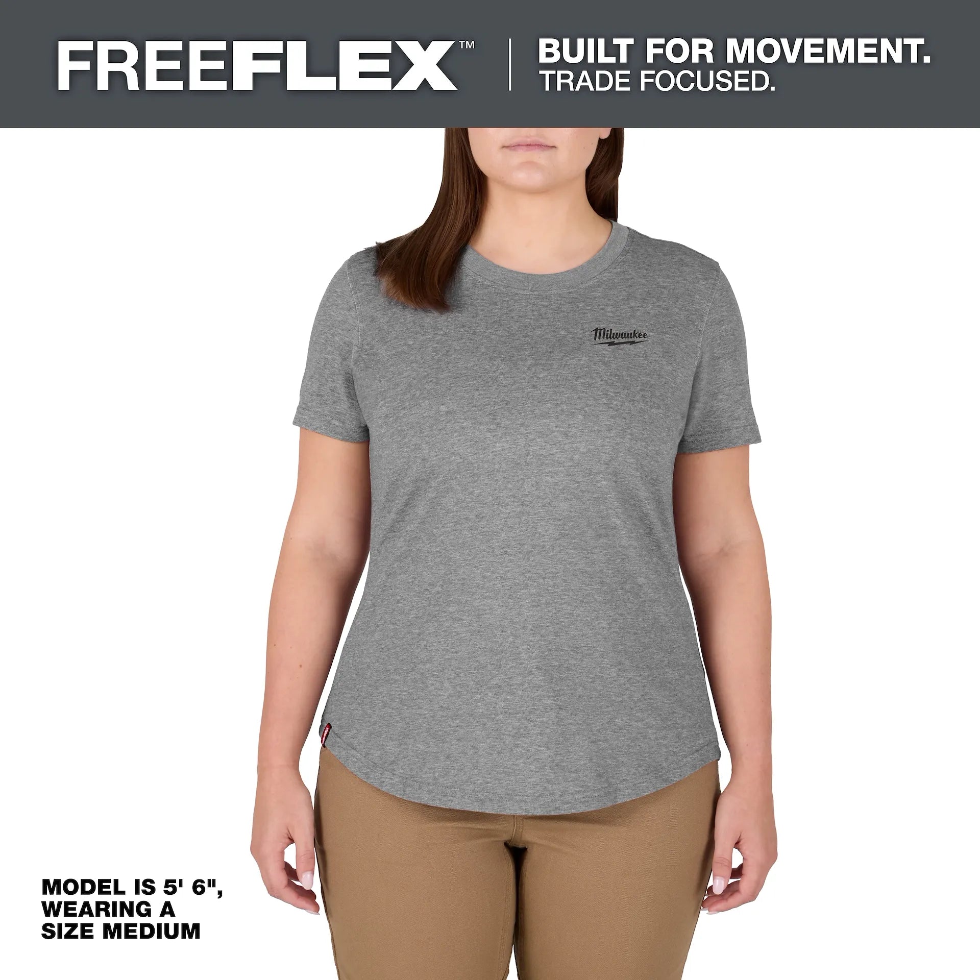 Milwaukee F452 Women's FREEFLEX™ Hybrid Tee - Short Sleeve