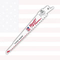 Milwaukee 48-01-7035 6" 5 TPI Wood Cutting Sawzall Blade 100CT