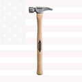 Stiletto TI14MS Titanium Milled Face Hammer w/ 18" Straight Hickory Handle