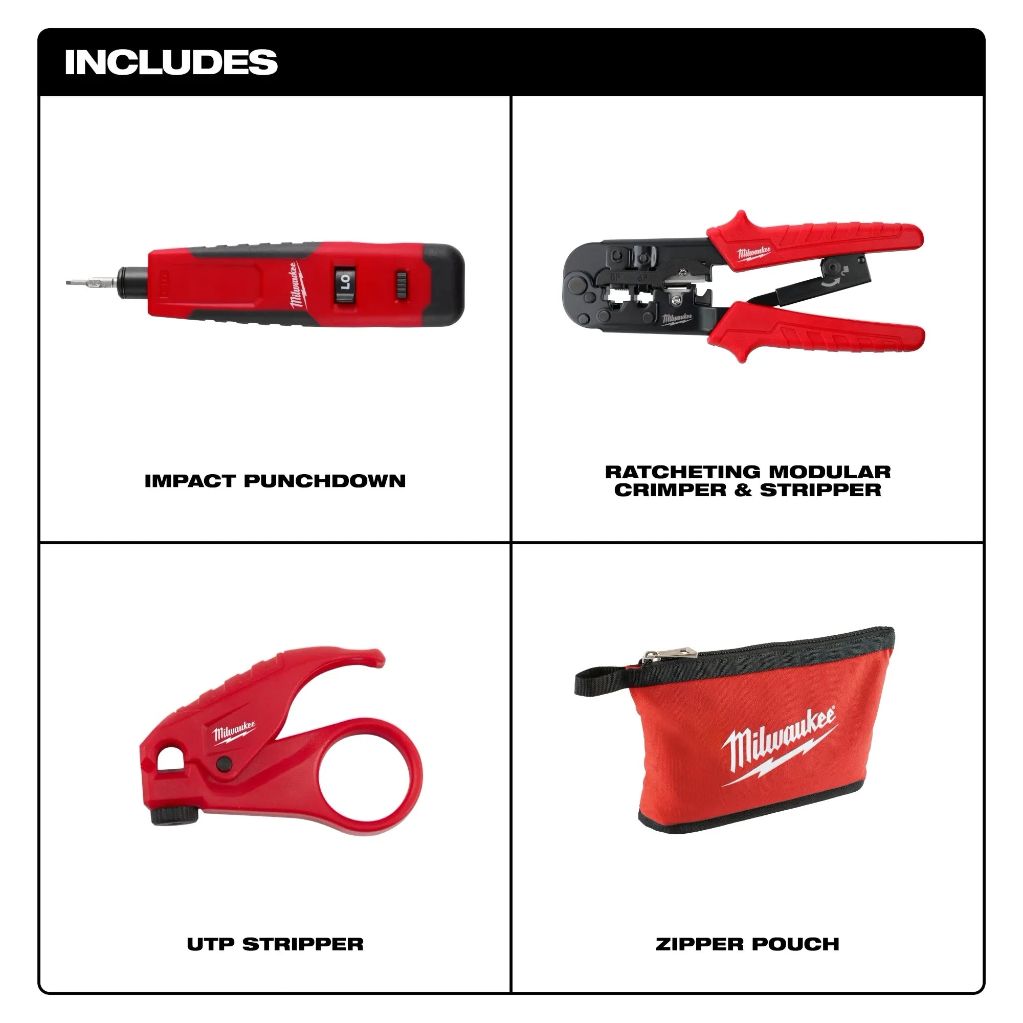 Milwaukee 48-22-8101 Twisted Pair Install Kit (Open Box)