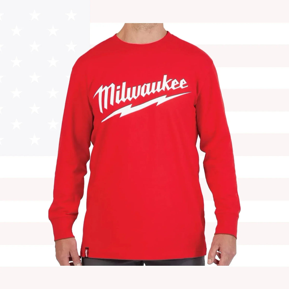 Milwaukee 608R Men's Heavy-Duty Long-Sleeve T-Shirt
