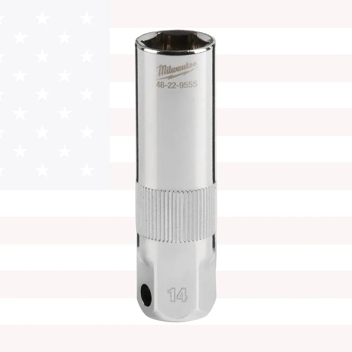 Milwaukee 48-22-9555 3/8" Drive 14MM Spark Plug Socket