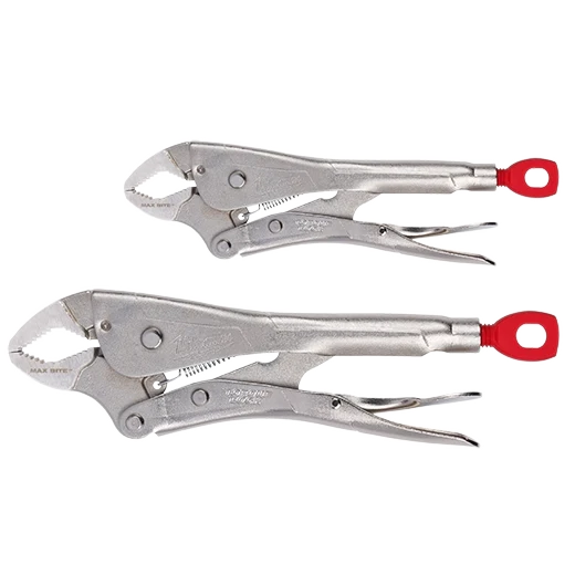 Milwaukee 48-22-3702 7 in. and 10 in. Curve Torque Lock Locking Pliers Set 2PC