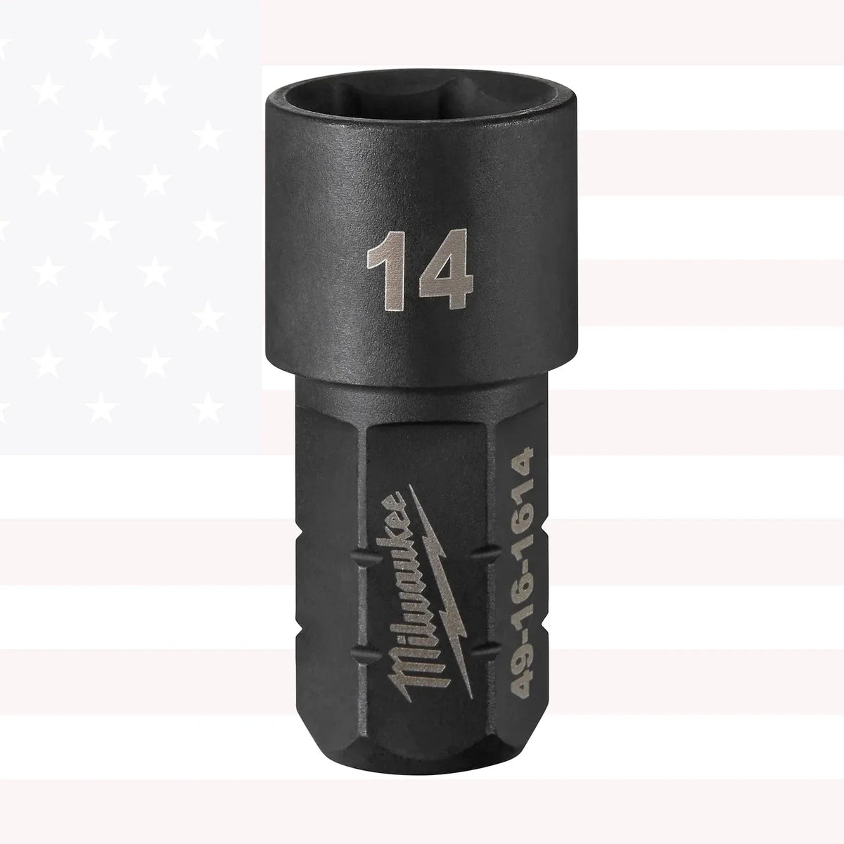 Milwaukee 49-16-1614 6 point M14 Box Ratchet Socket - High Carbon Steel