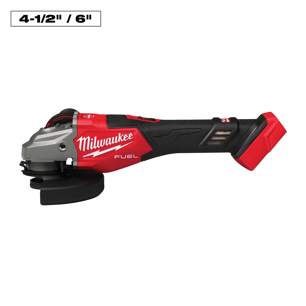 Milwaukee 3671-20 M18 FUEL™ 4-1/2"-6" Braking Grinder, Slide Switch