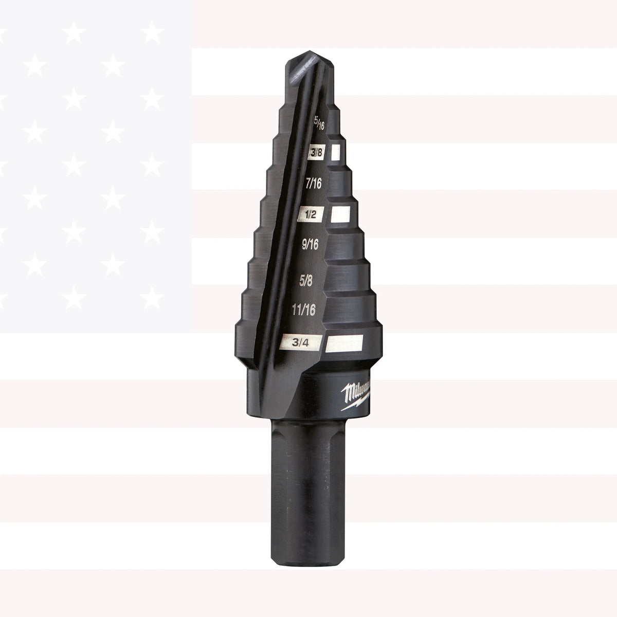 Milwaukee 48-89-9203 #3 Step Drill Bit, 1/4" - 3/4" by 1/16"