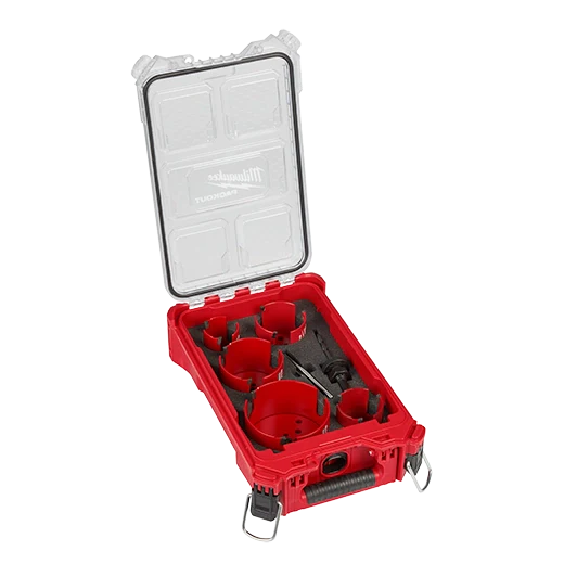 Milwaukee 49-56-9295 9PC BIG HAWG with Carbide Teeth Hole Saw Kit w/ PACKOUT