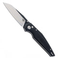 Bestech Knives Snakebird Button Lock Knife Black Micarta (3.5" Two-Tone)