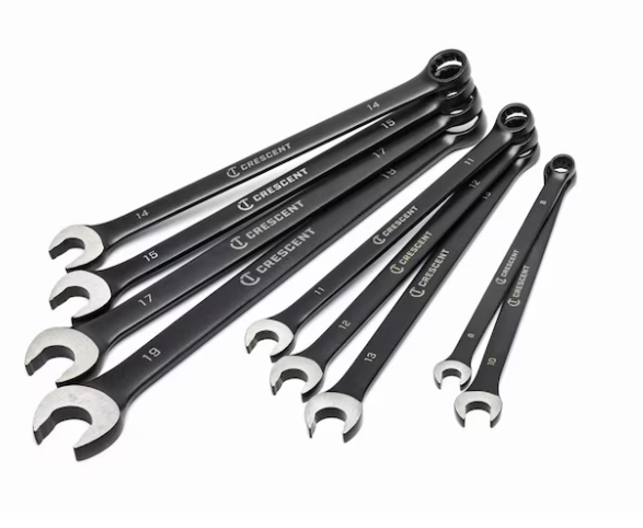 Crescent CCWS9BM 9 Piece Set 12pt Metric Standard Combination Wrench