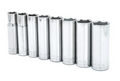 Crescent CSAS2N 8-piece 1/2-inch drive 6-point deep SAE socket set