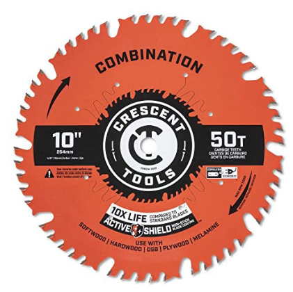 Crescent CSBCM-1050 10" 50T COMBINATION BLADE