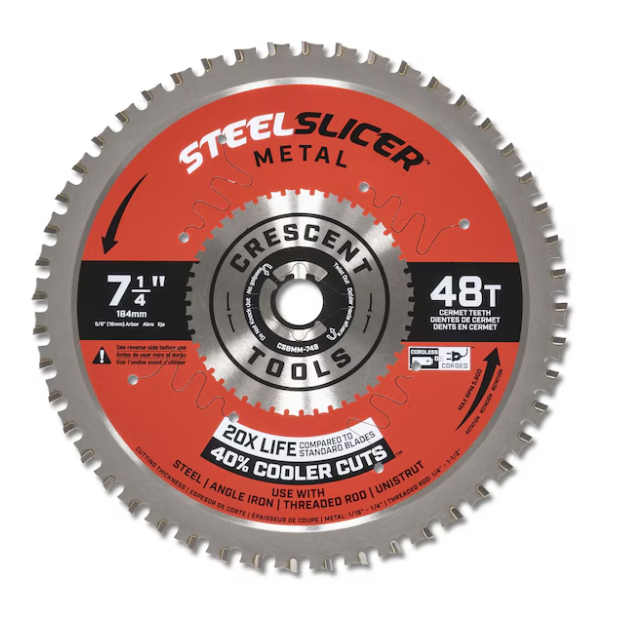 Crescent CSBMM-748 7-1/4" 48T MEDIUM METAL BLADE